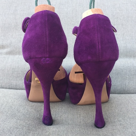 PRADA CALZATURE “Donna” Platform Shoe - Picture 6 of 8